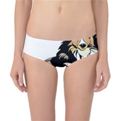 Dog Sitting Pet Collie Animal Classic Bikini Bottoms by Sapixe