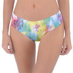 Abstract Pattern Color Art Texture Reversible Classic Bikini Bottoms