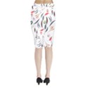 Watercolor Tablecloth Fabric Design Midi Wrap Pencil Skirt View2