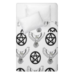 Owls And Pentacles Duvet Cover Double Side (single Size) by IIPhotographyAndDesigns