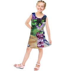 Lilac On A Countertop 2 Kids  Tunic Dress by bestdesignintheworld