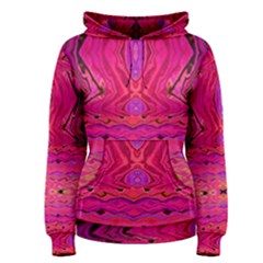 Pink And Purple And Peacock Design By Flipstylez Designs  Women s Pullover Hoodie by flipstylezfashionsLLC