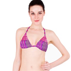 Pink And Purple Shimmer Design By Flipstylez Designs Bikini Top by flipstylezfashionsLLC