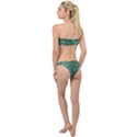 Green Leopard Classic Bandeau Bikini Set View2