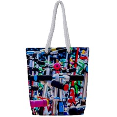 Time To Choose A Scooter Full Print Rope Handle Tote (small) by FunnyCow