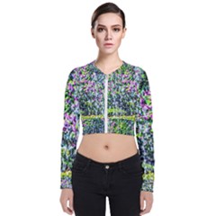 Lilacs Of The First Water Zip Up Bomber Jacket by FunnyCow