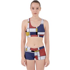 Abstract Art Of De Stijl Work It Out Gym Set by FunnyCow