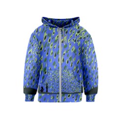 Raining Leaves Kids  Zipper Hoodie by snowwhitegirl