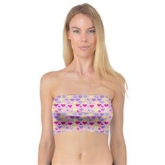 Hearts Butterflies Pink 1200 Bandeau Top by snowwhitegirl