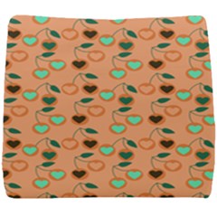 Peach Cherries Seat Cushion