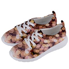 Warm Color Brown Light Pattern Women s Lightweight Sports Shoes by FunnyCow