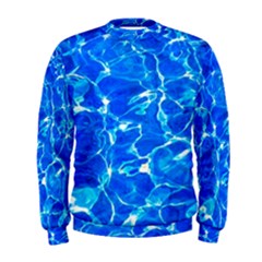 Blue Clear Water Texture Men s Sweatshirt by FunnyCow