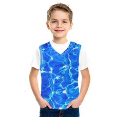 Blue Clear Water Texture Kids  Sportswear by FunnyCow