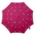 Small Pink Dot Hook Handle Umbrellas (Medium) View1