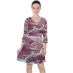 In The Clouds Pink Ruffle Dress by snowwhitegirl