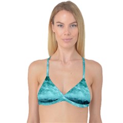 Green Ocean Splash Reversible Tri Bikini Top by snowwhitegirl