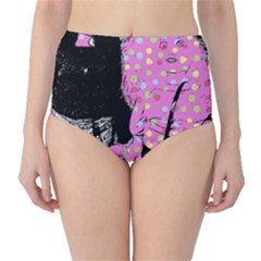 Weird Smile Classic High-waist Bikini Bottoms by snowwhitegirl