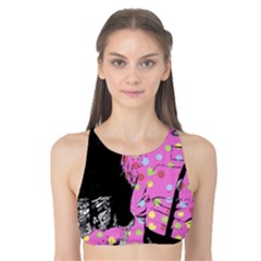 Weird Smile Tank Bikini Top by snowwhitegirl