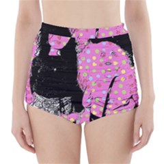 Weird Smile High-waisted Bikini Bottoms by snowwhitegirl