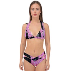 Weird Smile Double Strap Halter Bikini Set by snowwhitegirl