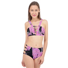 Weird Smile Cage Up Bikini Set by snowwhitegirl