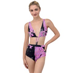 Weird Smile Tied Up Two Piece Swimsuit by snowwhitegirl