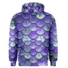 Blue Purple Mermaid Scale Men s Pullover Hoodie by snowwhitegirl