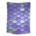 Blue Purple Mermaid Scale Medium Tapestry View1