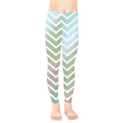 Ombre Zigzag 02 Kids  Legging by snowwhitegirl