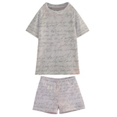 Letter Kids  Swim Tee And Shorts Set