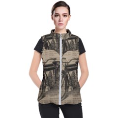 Bicycle Letter Women s Puffer Vest