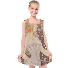 Vintage 1370065 1920 Kids  Cross Back Dress