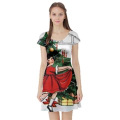 Christmas 1912802 1920 Short Sleeve Skater Dress by vintage2030