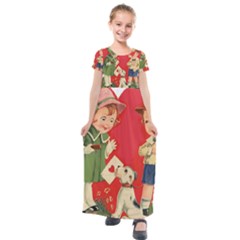 Children 1731738 1920 Kids  Short Sleeve Maxi Dress