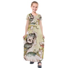 Lady 1650603 1920 Kids  Short Sleeve Maxi Dress