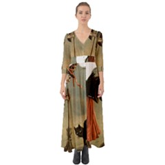 Witch 1461961 1920 Button Up Boho Maxi Dress