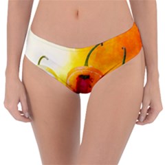 Three Red Chili Peppers Reversible Classic Bikini Bottoms by FunnyCow