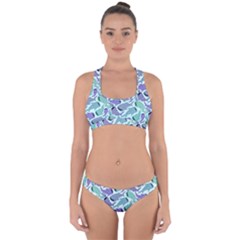 Whale Sharks Cross Back Hipster Bikini Set by mbendigo