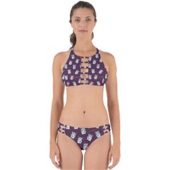 Llama Pattern Perfectly Cut Out Bikini Set by Valentinaart