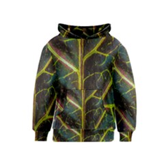 Leaf Abstract Nature Design Plant Kids  Pullover Hoodie by Sapixe