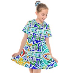 Its Not Fair Kids  Short Sleeve Shirt Dress by MRTACPANS