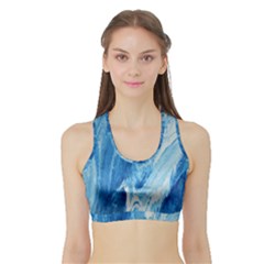 Water Sports Bra With Border by WILLBIRDWELL