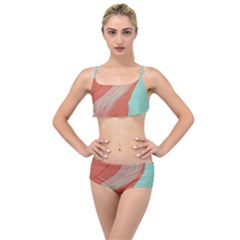 Clay And Water Layered Top Bikini Set