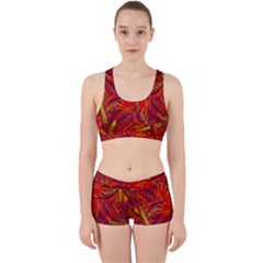 Colorful Abstract Ethnic Style Pattern Work It Out Gym Set by dflcprints