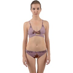 Pop Art Ice Cream Wrap Around Bikini Set