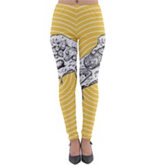 Pop Art Pizza Lightweight Velour Leggings