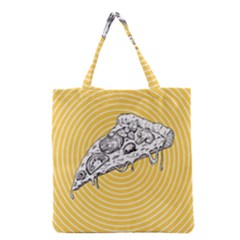 Pop Art Pizza Grocery Tote Bag by Valentinaart