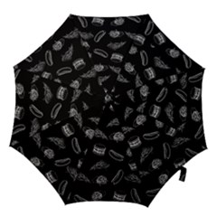 Fast Food Pattern Hook Handle Umbrellas (medium) by Valentinaart