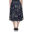 Dark Floral Collage Pattern Classic Midi Skirt View2