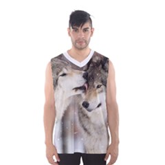 Lovable Wolves Men s Basketball Tank Top by amazinganimals